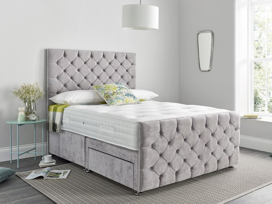Monaco Bed Frame 2 Drawers - Double