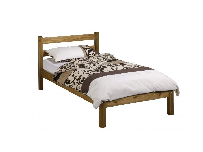 Emerald Low End Wooden Bed Frame - Small Double