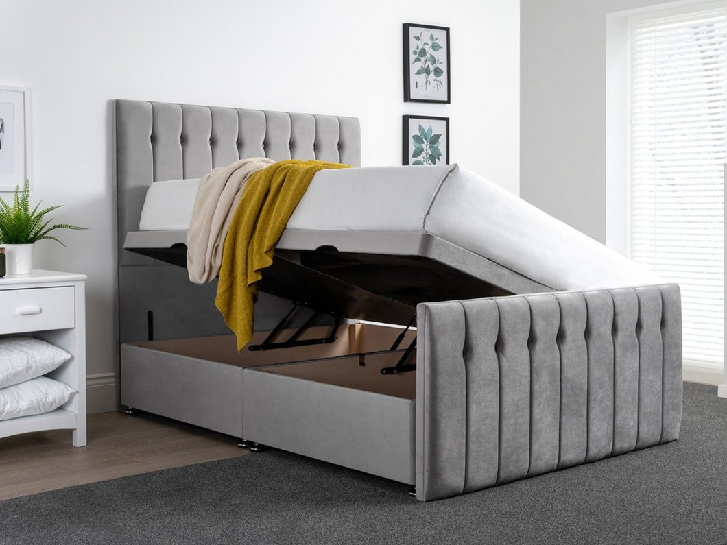 Storm Bed Frame Ottoman - Double