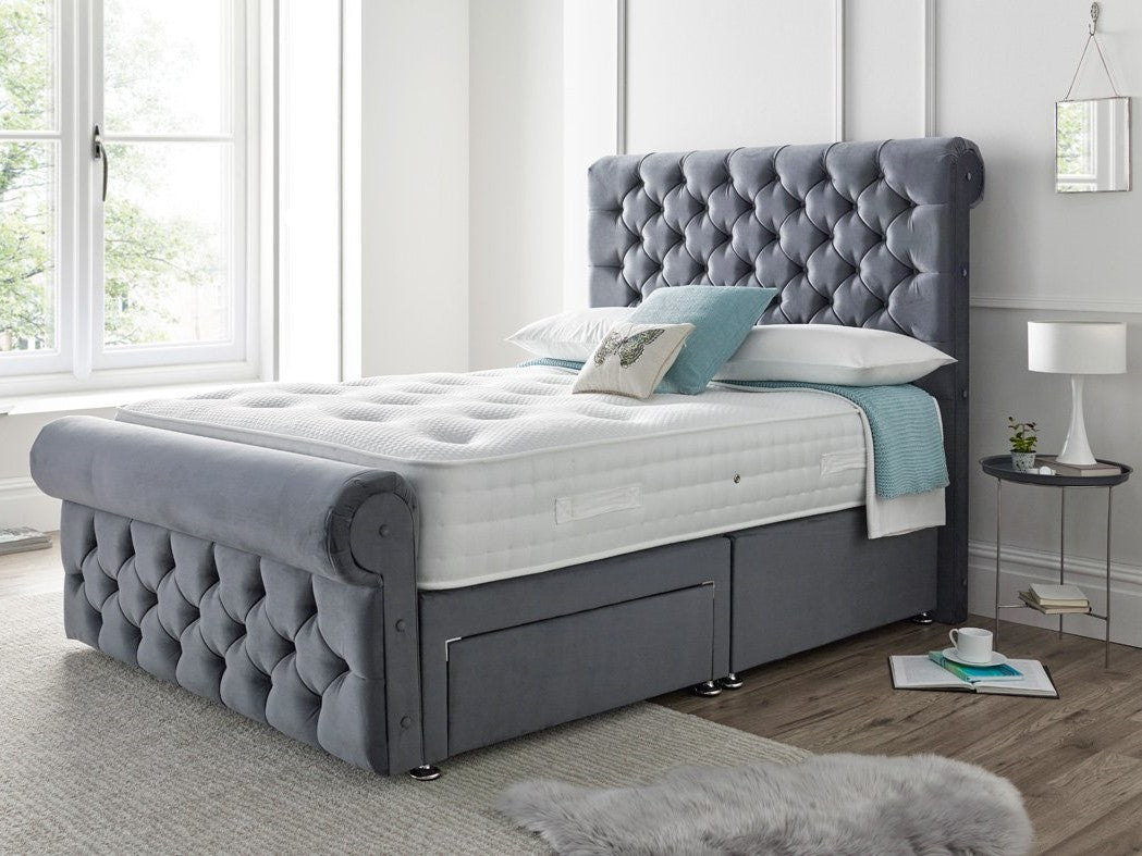 Rome Bed Frame 4 Drawers - King – Comfy Beds